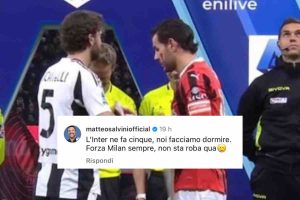 Matteo Salvini Verona Inter Milan Juventus 