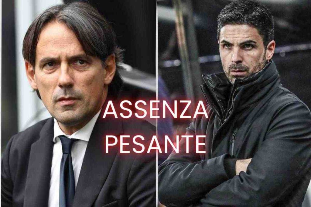 Inter-Arsenal assenza