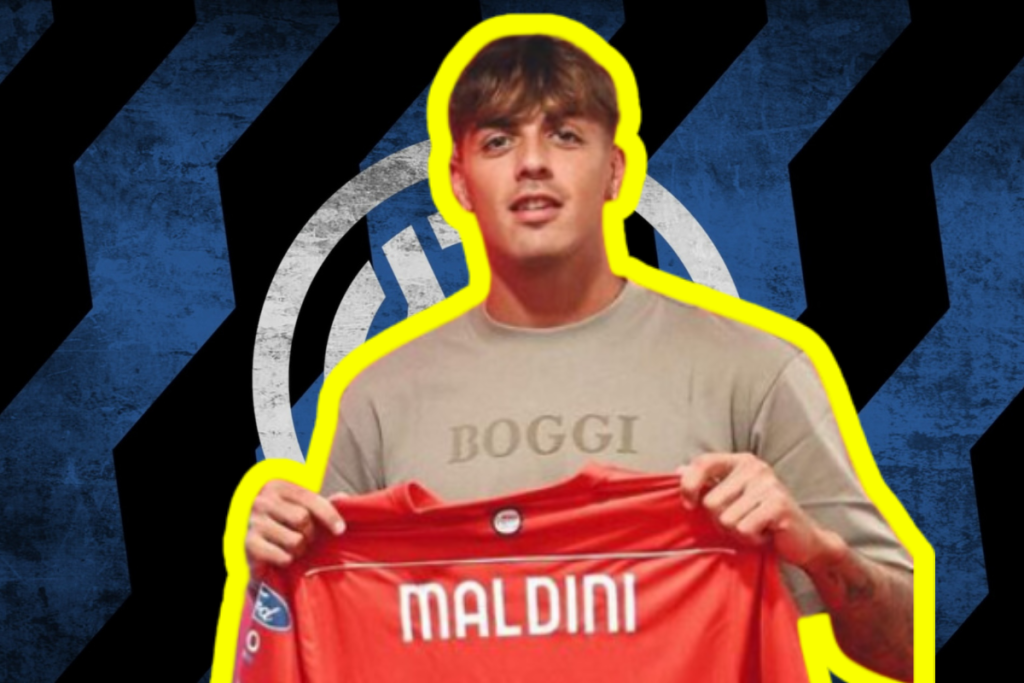 Daniel Maldini attaccante Monza nel mirino dell'Inter